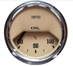 Classic Magnolia Oil Temperature Gauge- Electric